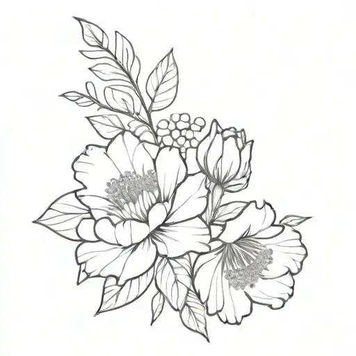 Birth Flower Bouquet