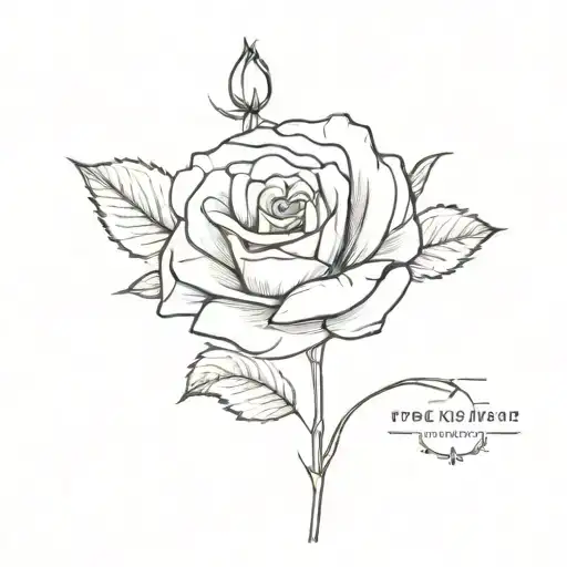 Topaz And Poppy Flower With Coordinates On Stem Rose