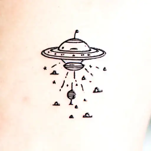 Ufo Baby Abduction Scene