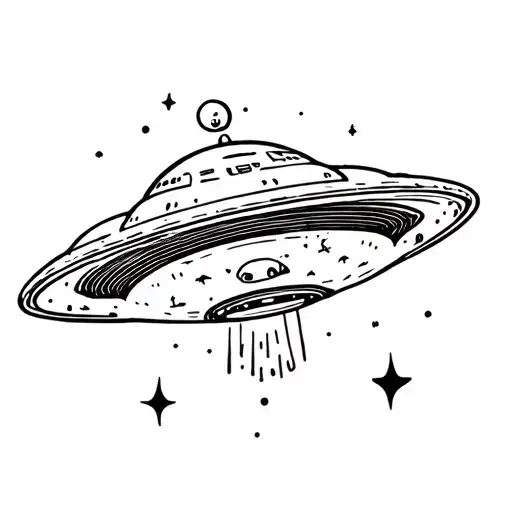 Baby Coming From Ufo Flying