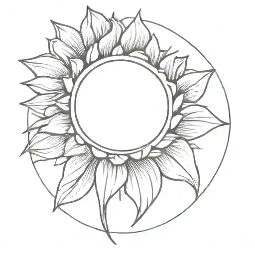 Half Sunflower Half Sun Rising