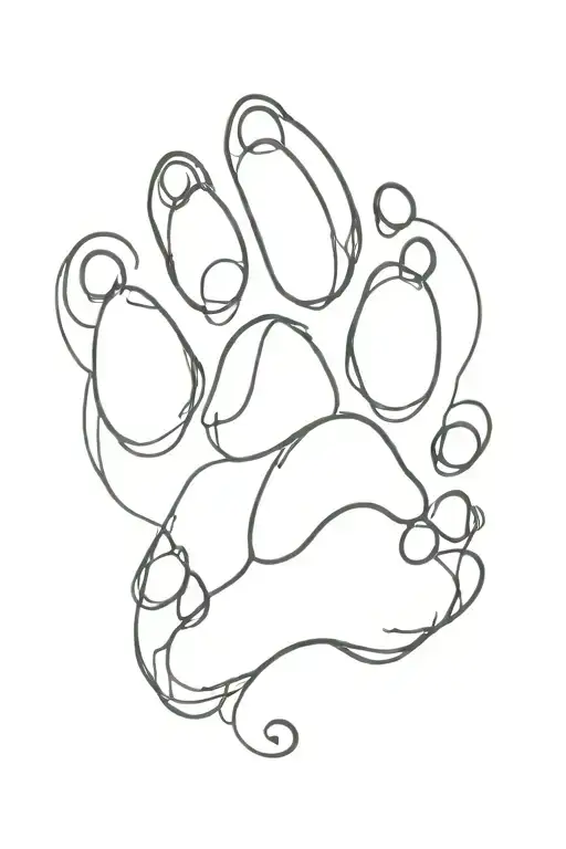 Cat Paw Print
