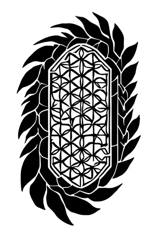 Flower Of Life Geometric Masculan