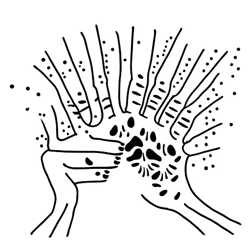 Cat Scratching With One Paw