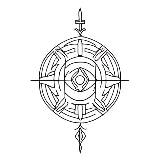 Asian Style Spiritual Symbol