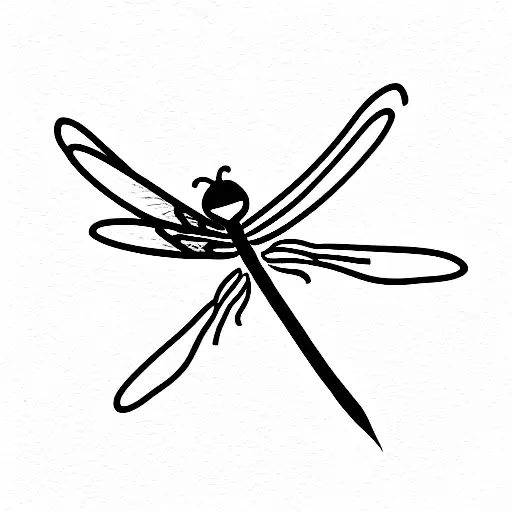 Dragonfly And Star Constellation