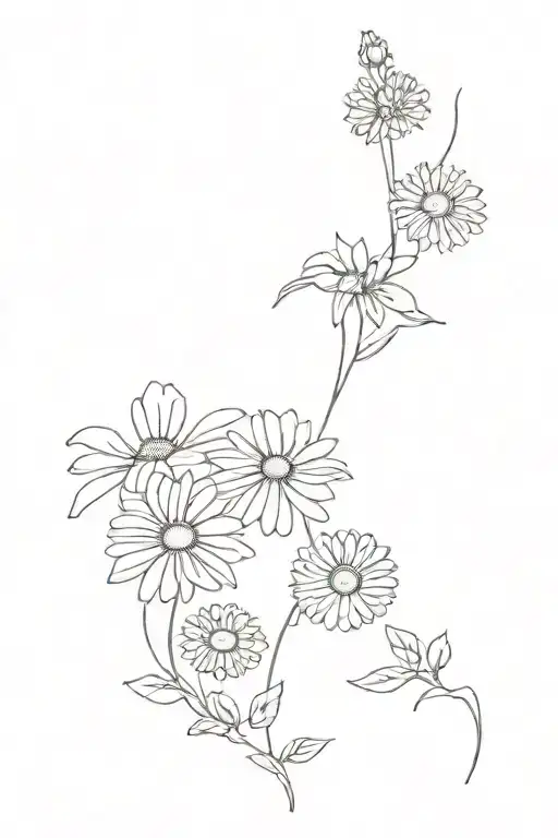 Chrysanthemum And Daisy Flowers
