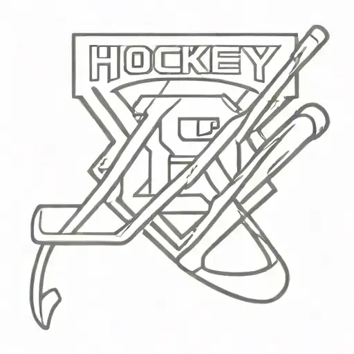 Number 79 Hockey Font With Hammer In Background Black