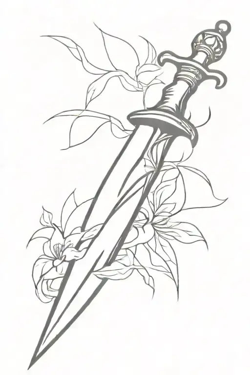 A Simple Dagger By Itself