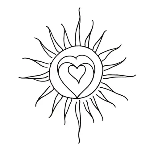 Sun And Heart
