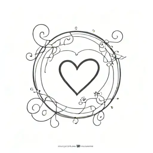 A Heart In The Middle With The Numbers 2005 2007 2009 2011 In A Circle