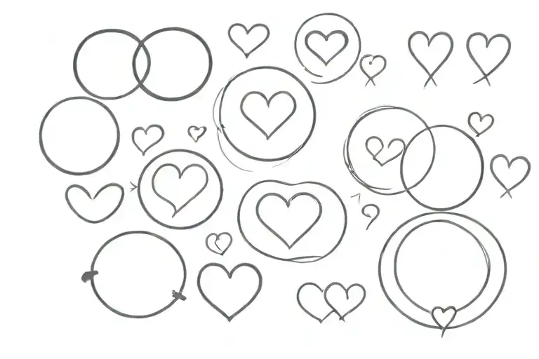 A Heart In The Middle With The Numbers 2005 2007 2009 2011 In A Circle