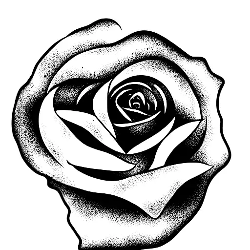 A Black Rose Made Out Of Snakes