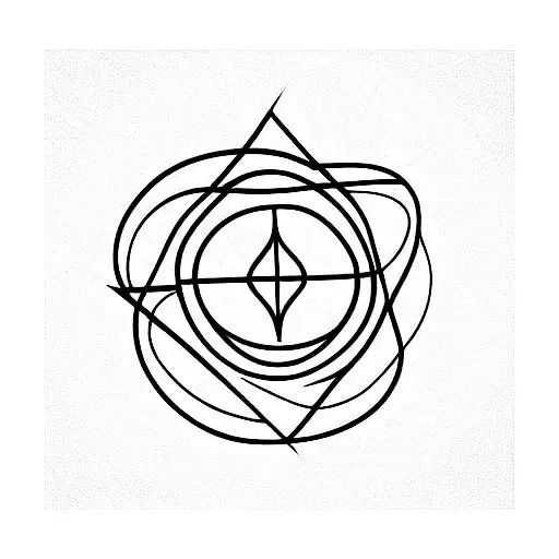 Christian Symbols With Abstract Design