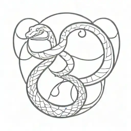 Gemini Zodiac Sign And Snake