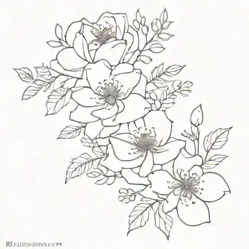 Birth Flower Bouquet