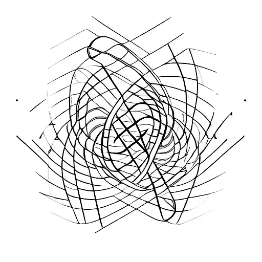 A Minimalist Tattoo Of A Dna Helix Intertwined With A Book