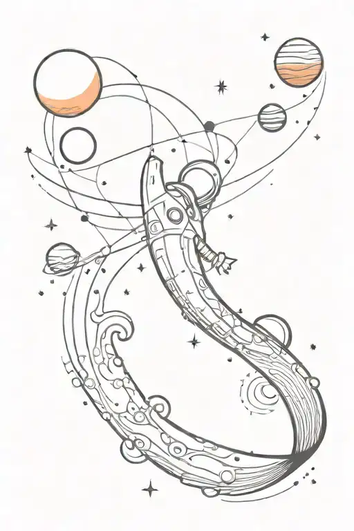 Space Half Sleeve Color