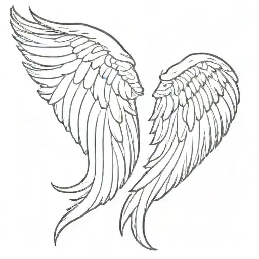Angel Wings Brother Memorial Rest In Peace