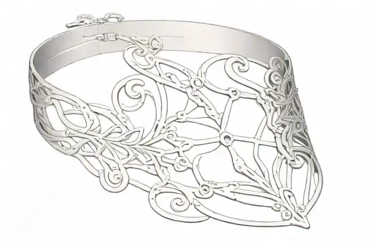 Bracelet Medicine Feminine Metal Armor
