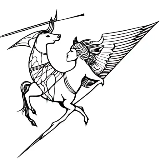 Sagittarius Tattoo With Bresilian Inspiration They Draw