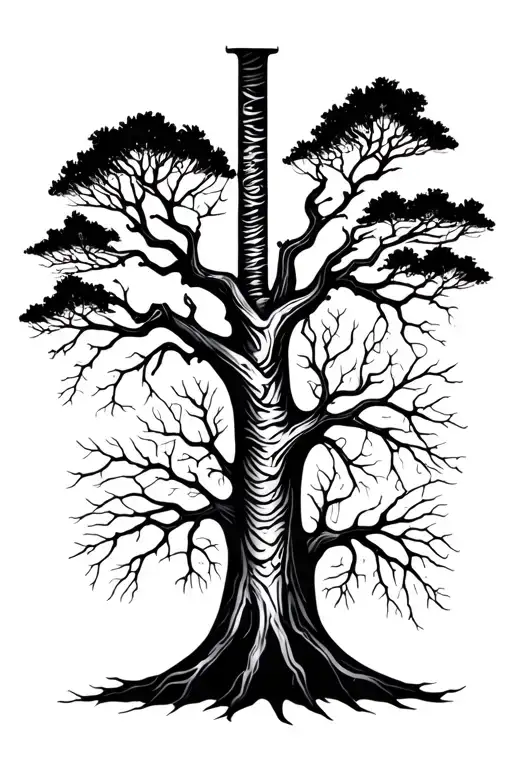 Lung Cancer Trees Background