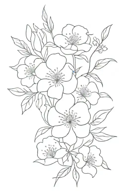 Birth Flower Bouquet