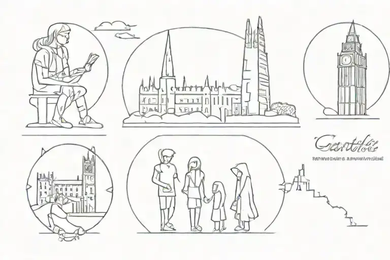 Line Tattoo Featuring Family And Shard London