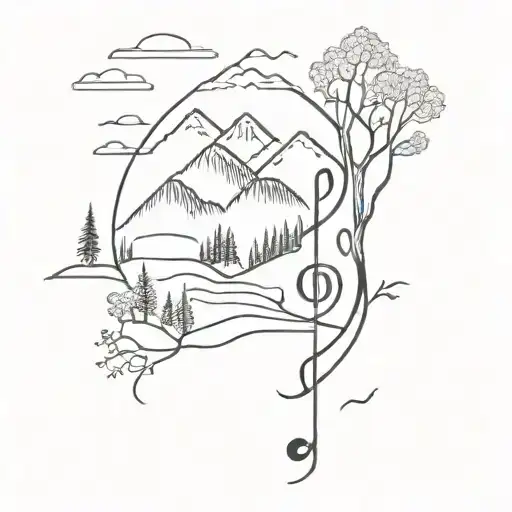 Music And Mountains And Beeches And Aeroplame