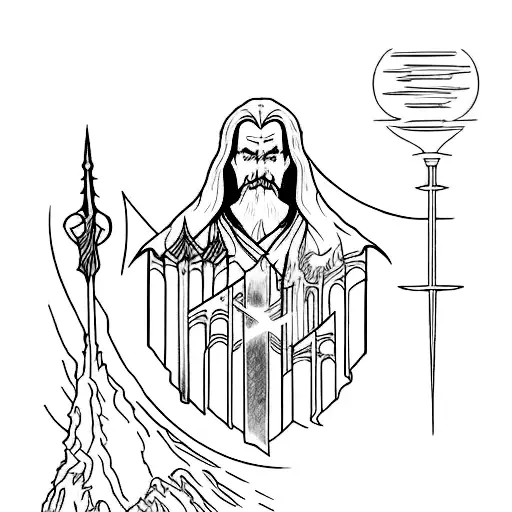 Incorporate A Quote From Lord Of The Rings Into A Tattoo Design