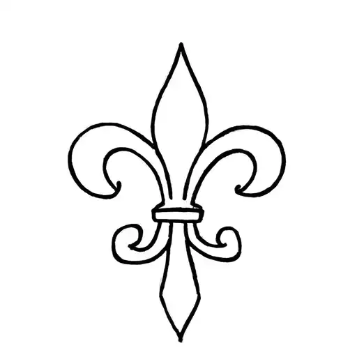 Crown Paris France Fleur De Lis