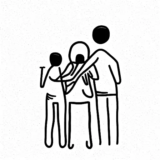 Mexican And Black Family