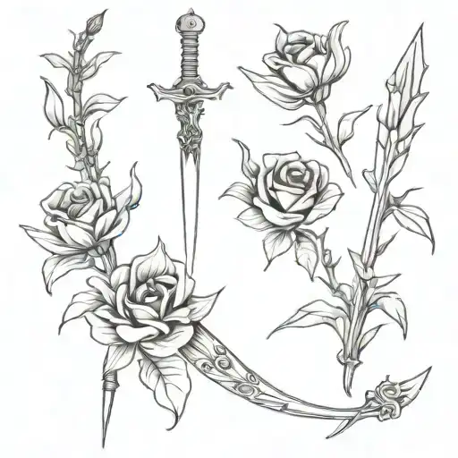 Flowers Of Death With A Dagger
