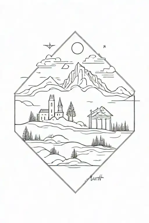 Biblical Scene Inside