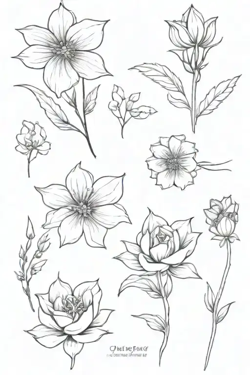 Birth Month Flower Bouquet January June And November