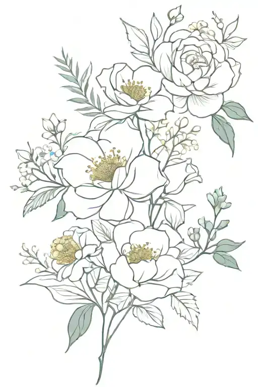 Birth Flower Bouquet January June November