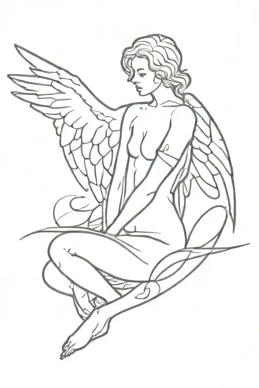 The Angel Despaired After The Battle