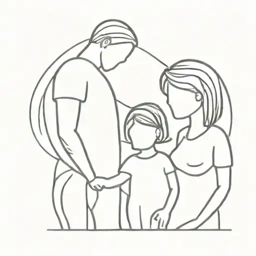 Family Parents One Daughter