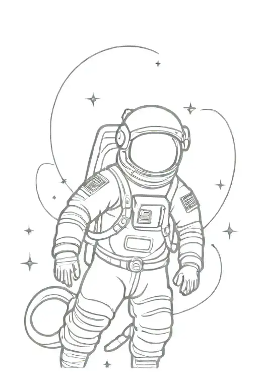 Space With Astronaut