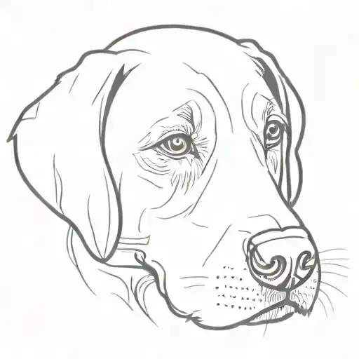 Black Lab Puppy Face