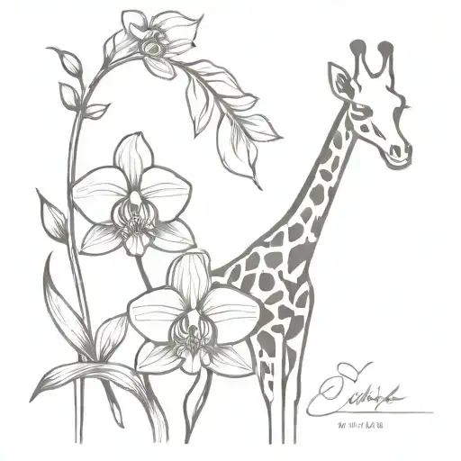 Orchid Versus Be Wrapping Giraffe
