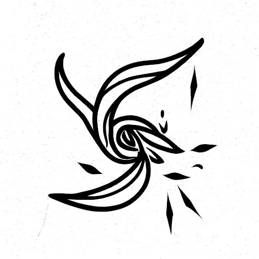 Peach Outline Scorpio