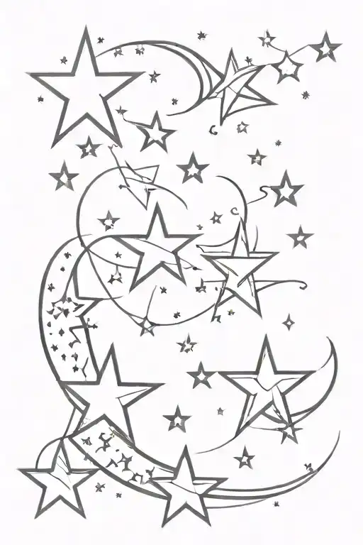 Stars And Moon