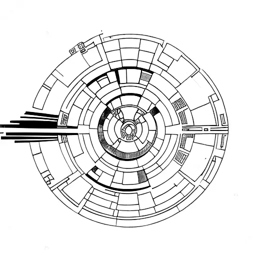The Iconic Death Star From Star Wars