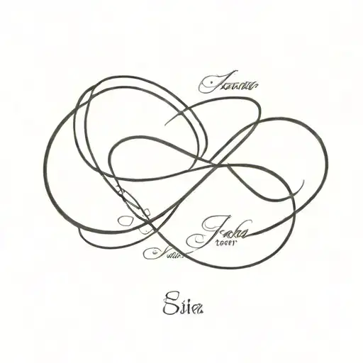 Infinity Symbol With Names