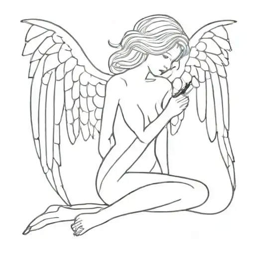 Angel Who Writes With A Pen