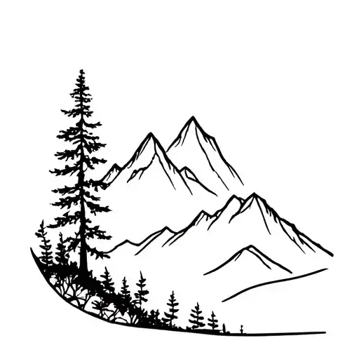 Cat Mountain Trees Plants