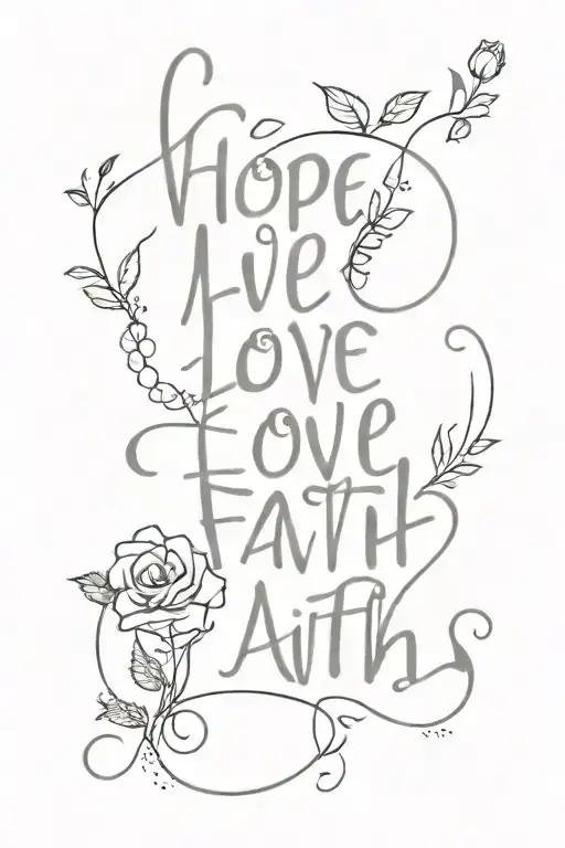 Hope Love Faith