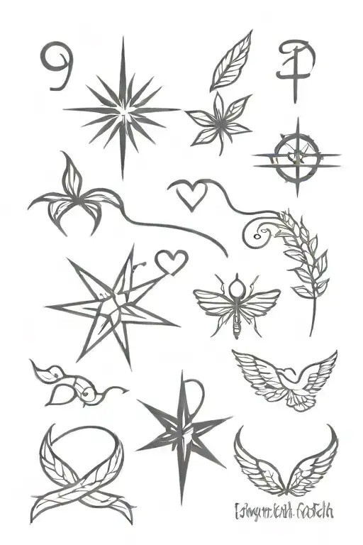 Symbols Hope Love Faith