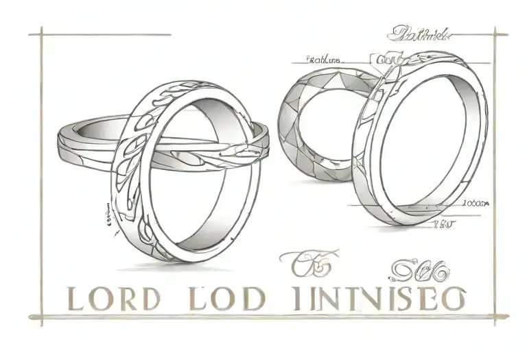 Wedding Ring Inscription From Lord
